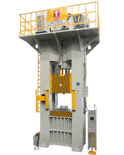 Rigid frame to absorb shocks.

Dies that define the final product shape.